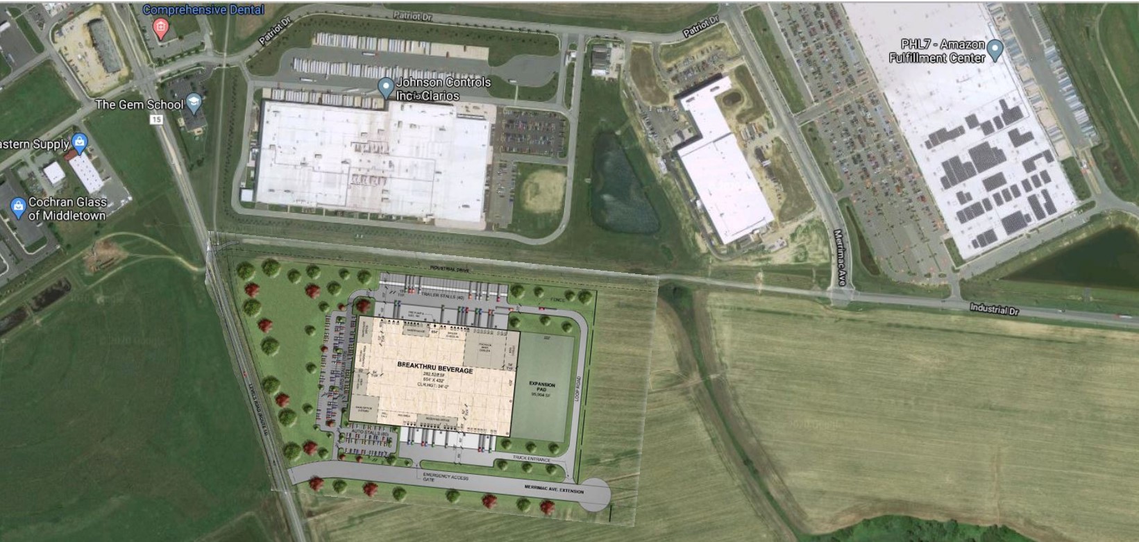 Breakthru Beverage seeks to build new Middletown HQ DBT