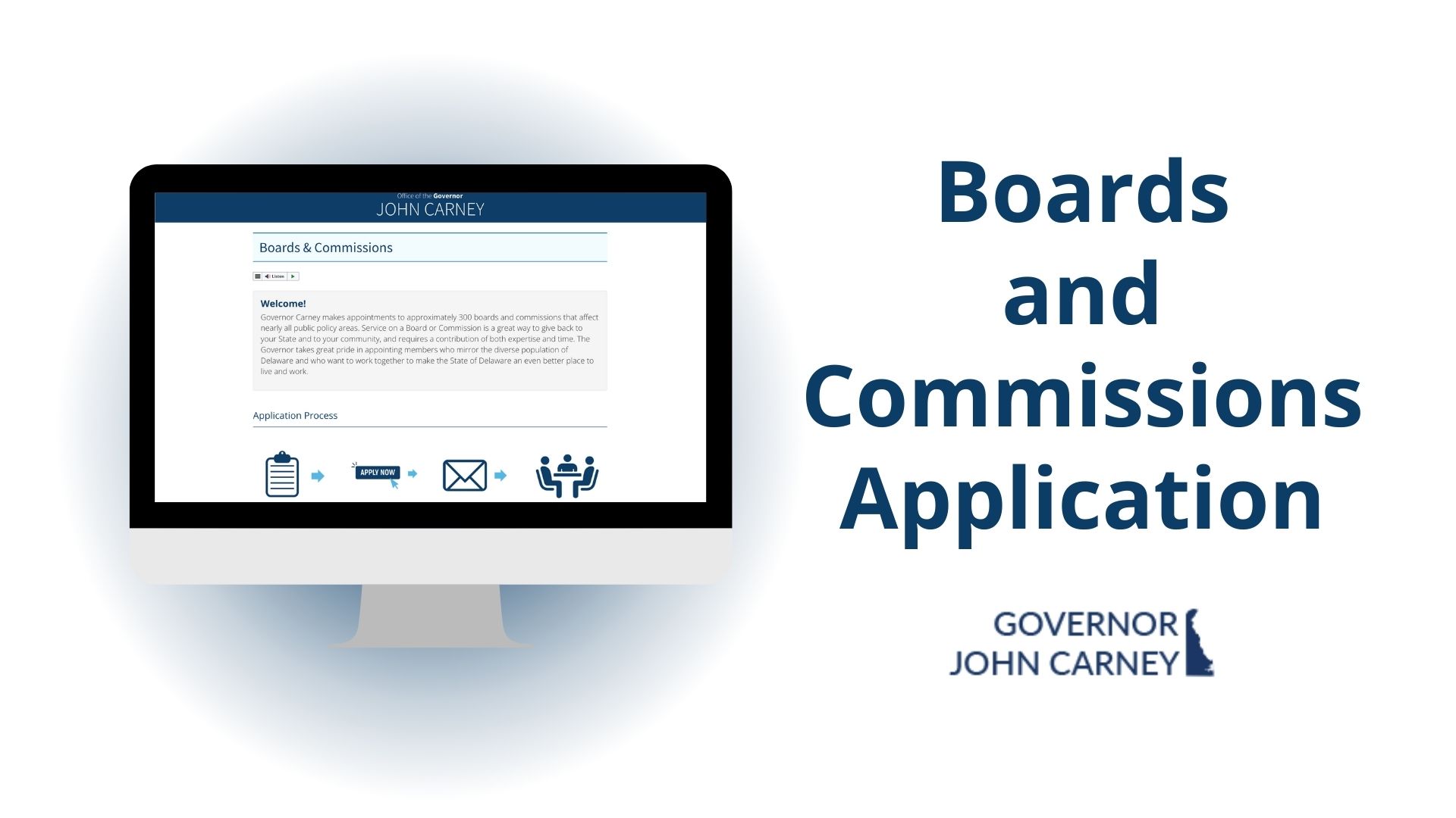Governor launches boards and commissions application website