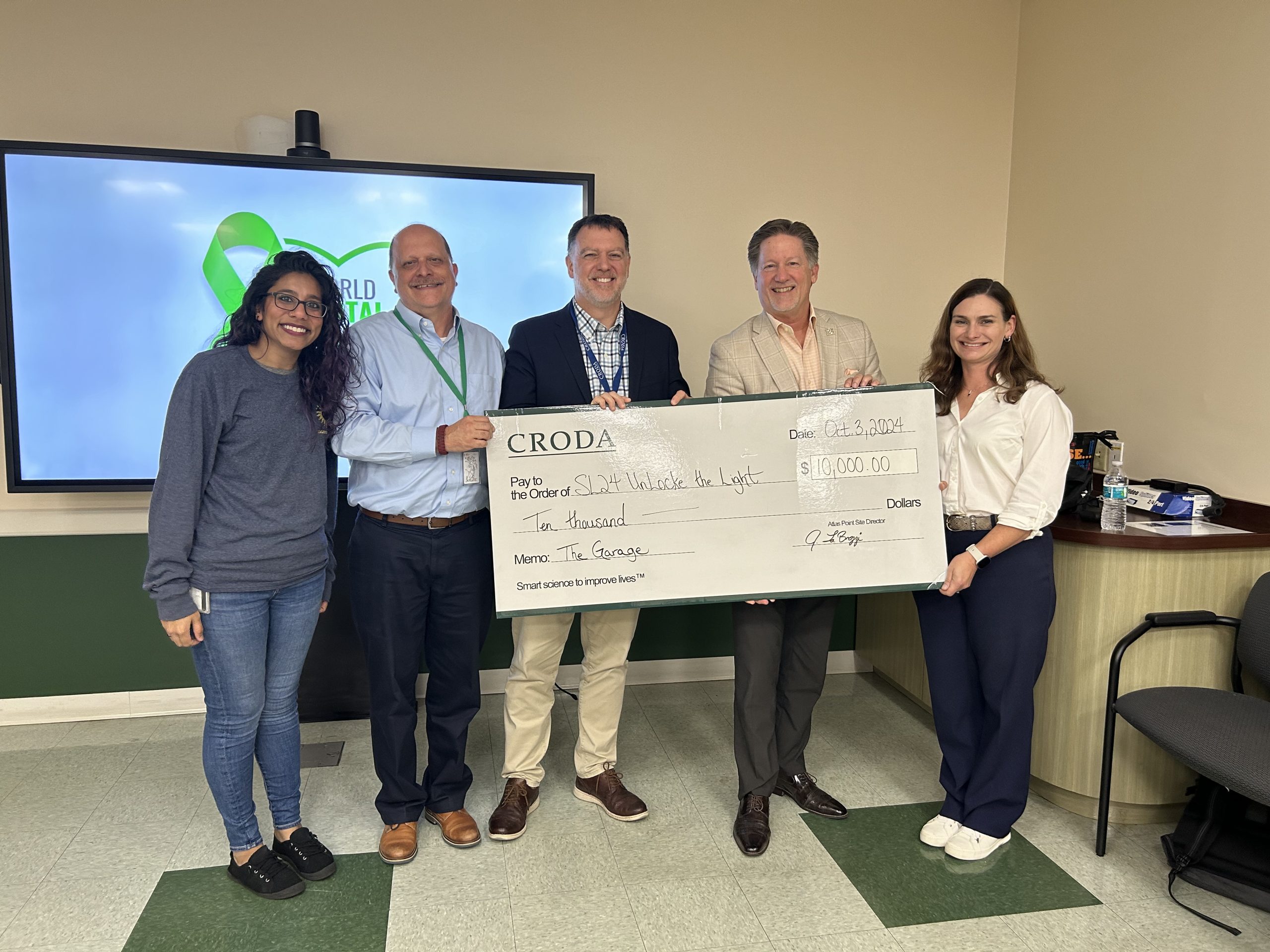 Croda donates 10K to youth mental health support center Delaware