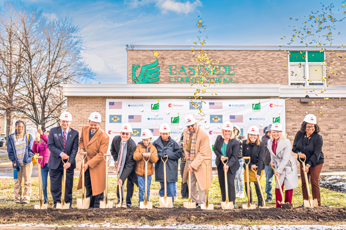 Chemours STEM Hub at EastSide Charter groundbreaking Wilmington Riverside