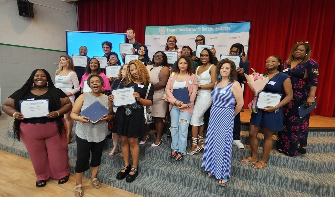 A cohort of 24 graduated Monday from a new eight-week training program hoping to accelerate their careers in Delaware's life science businesses. l DBT PHOTO BY JENNIFER ANTONIK