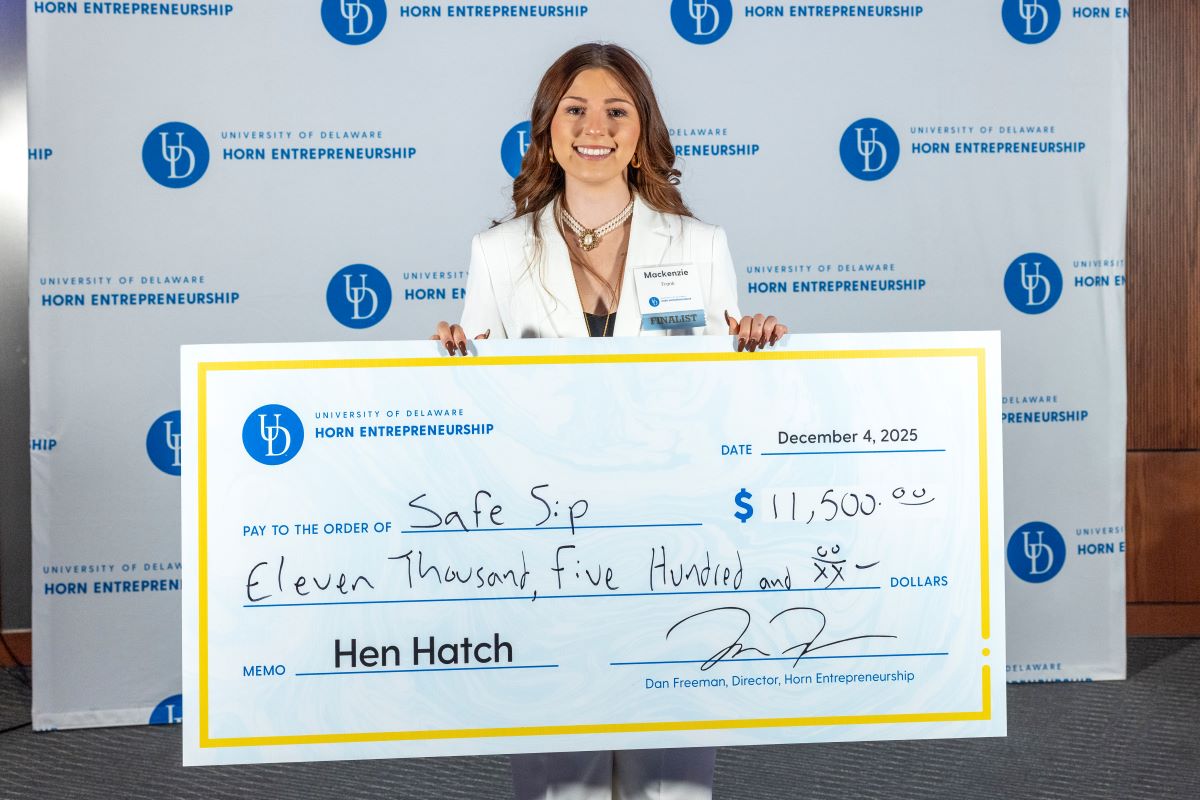 SafeSip startup lands on top at 2025 Hen Hatch