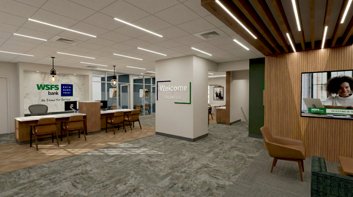 WSFS unveils new co-branded concept with Bryn Mawr Trust